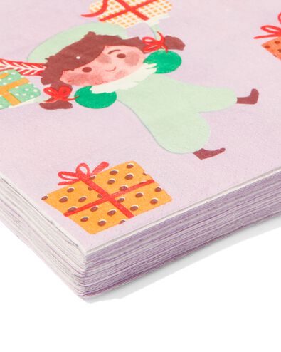 20 serviettes en papier triple épaisseur 33x33cm Saint-Nicolas - 25950033 - HEMA