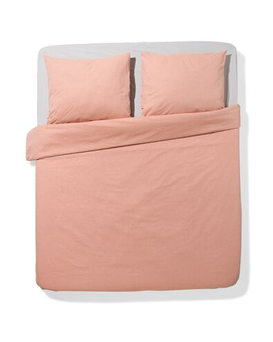 Bettbezug 240 &times; 200/220 cm Chambray Orangerot  - 5750087 - HEMA