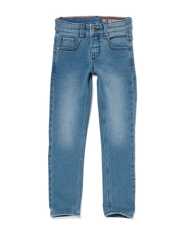 kinderbroek jogdenim skinny fit middenblauw middenblauw - 30776003MIDBLUE - HEMA