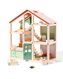 maison de poupée en bois avec meubles 52x24x61.5 - 15130173 - HEMA