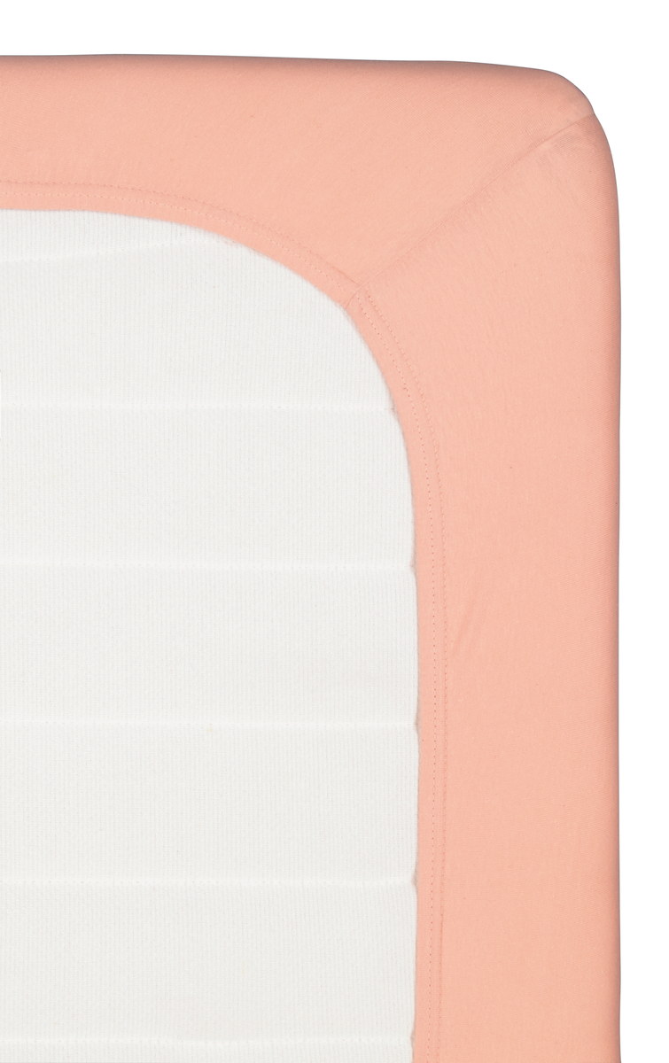 Kinder-Spannbettlaken, 70 x 150 cm, Jersey, rosa - 5110026 - HEMA