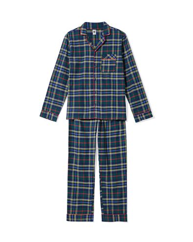 War Child Pyjama f&uuml;r Erwachsene, Karomuster dunkelblau dunkelblau - 23601610DARKBLUE - HEMA