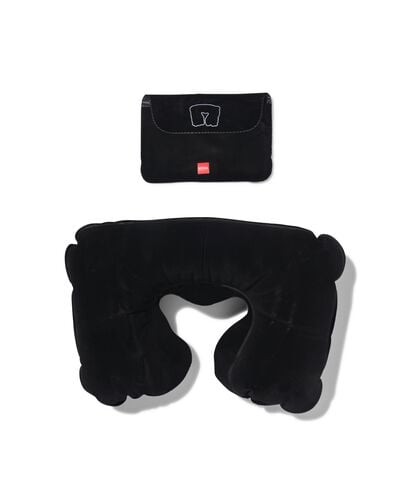 aufblasbares Nackenkissen, schwarz - 18630005 - HEMA