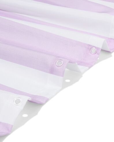 douchegordijn 180x200cm strepen lila  - 80330058 - HEMA