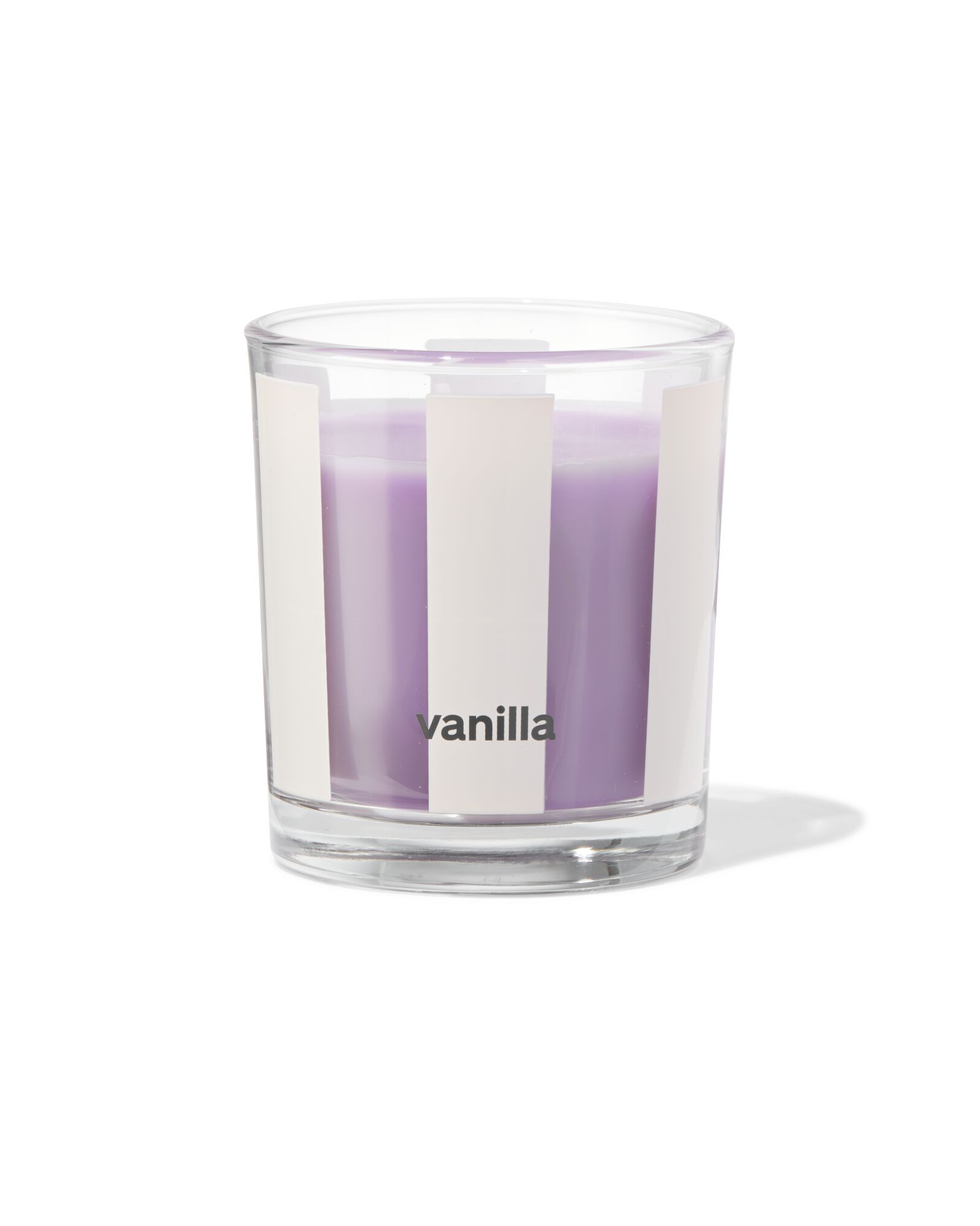 bougie parfum&eacute;e en verre ⌀7x8cm vanille - 13507579 - HEMA