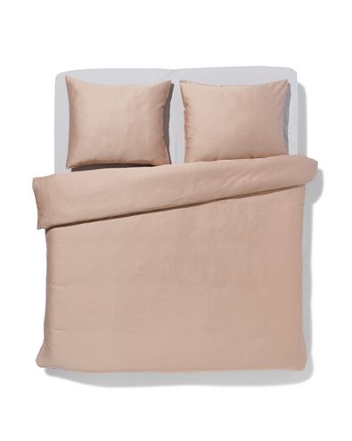 housse de couette 200x200/220cm bleu taupe - 5790153 - HEMA