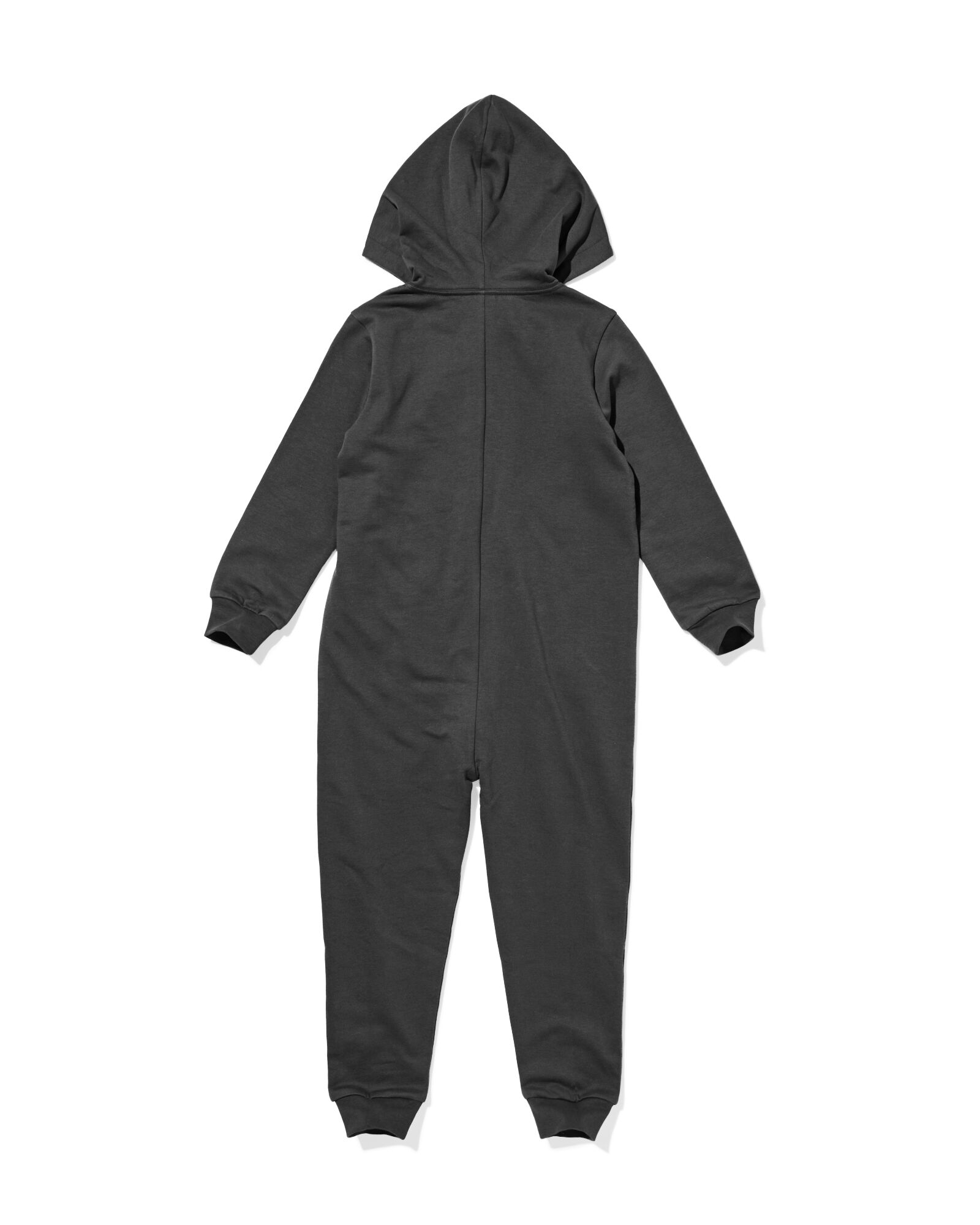 kinderonesie sweatstof antraciet 98/104 - 23004562 - HEMA