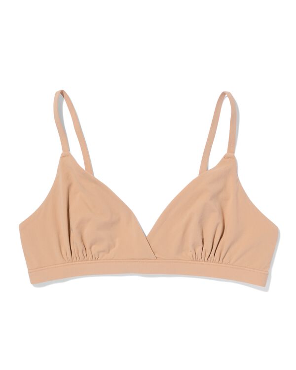 triangel bralette micro beige beige - 21900530BEIGE - HEMA