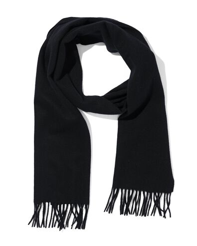 heren sjaal van wol 180x30 - 16531330 - HEMA