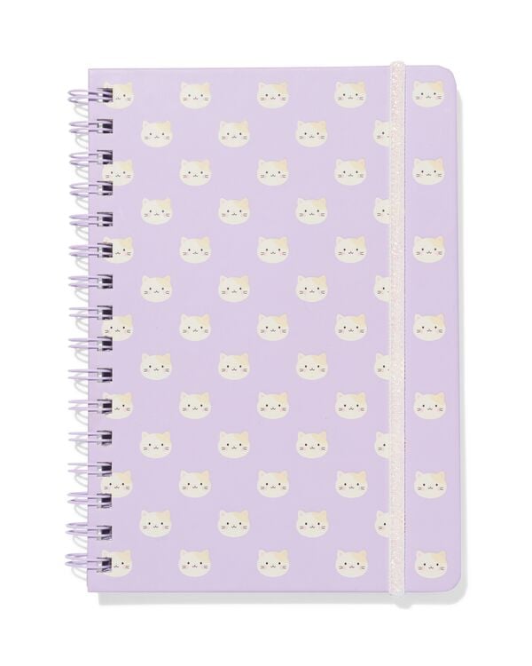 carnet de note A5 lign&eacute; chats - 14102202 - HEMA