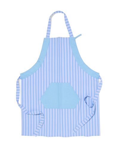 tablier coton gris-bleu - 5460003 - HEMA