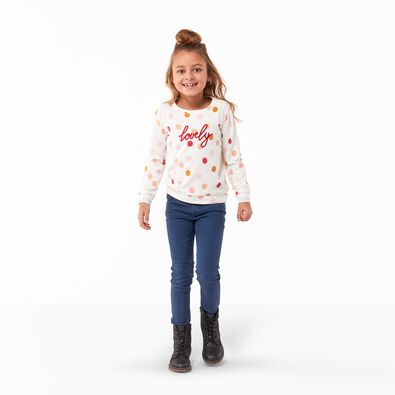 kinder jeans skinny fit donkerblauw - 1000028231 - HEMA