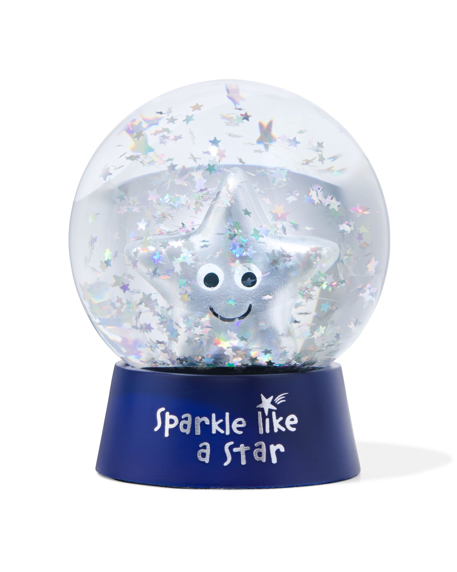 boule &agrave; neige 9,5cm &eacute;toile - 60100515 - HEMA