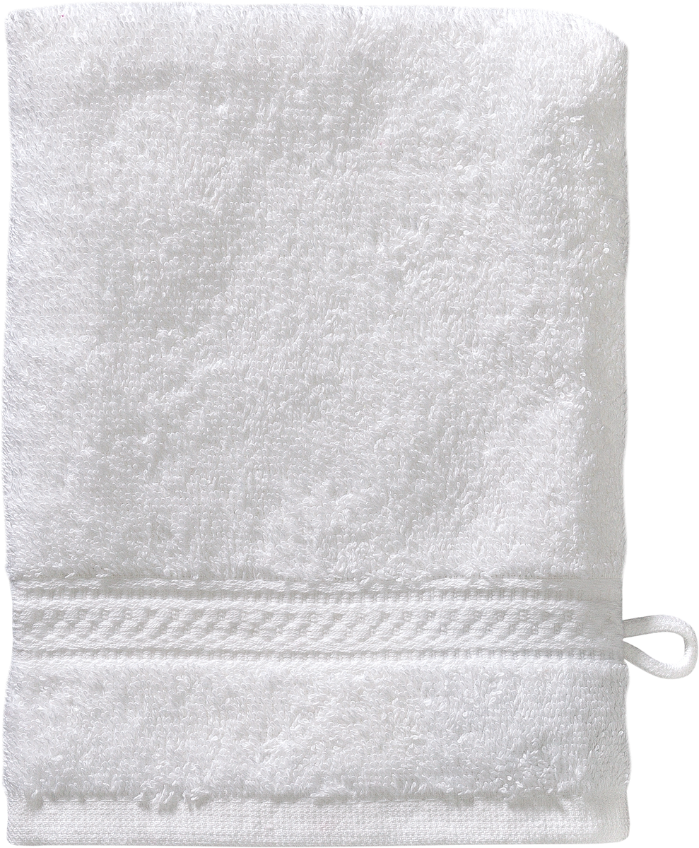 gant de toilette - qualité épaisse - blanc uni - 5232600 - HEMA
