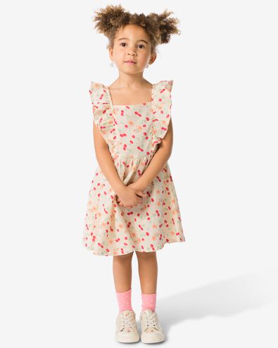 Kinderkleid Kirschen ecru - 30869020ECRU - HEMA