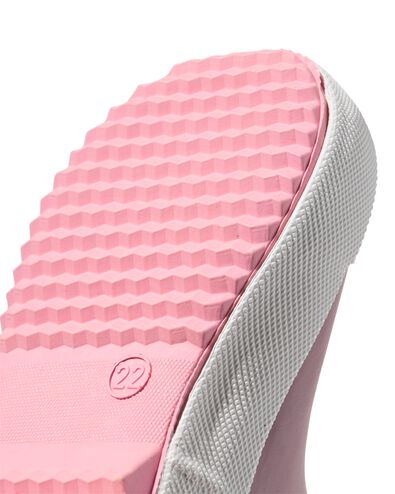 botte de pluie b&eacute;b&eacute; imperm&eacute;able blocs de couleur rose rose - 33260340PINK - HEMA