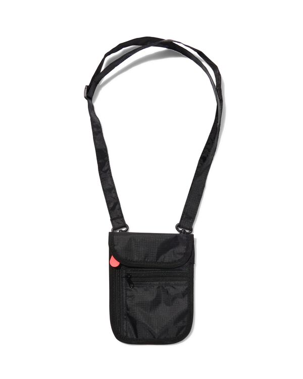 Brustbeutel, schwarz, 17.5 x 13.5 cm - 18640049 - HEMA