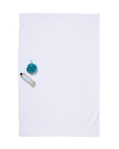 serviette de bain qualité épaisse blanche 100x150 blanc serviette 100 x 150 - 5230024 - HEMA