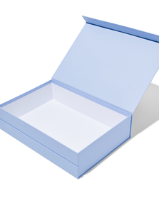 boîte de rangement décorative avec couvercle 21x30.8x8 lilas - 13323031 - HEMA