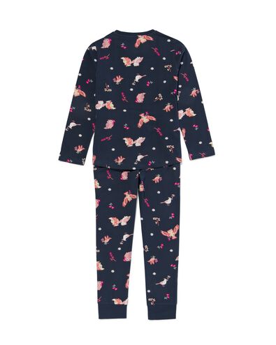 Kinder-Pyjama, Vögel dunkelblau 134/140 - 23010786 - HEMA