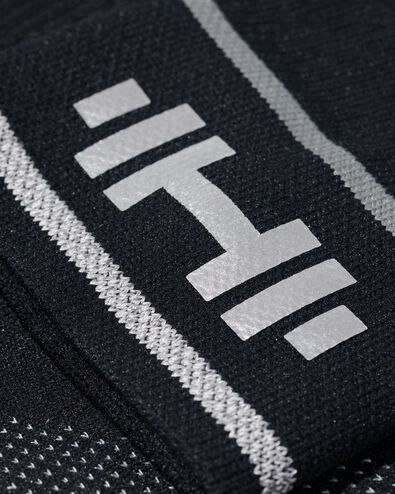 compressiekousen voor volwassenen zwart zwart - 4470005BLACK - HEMA