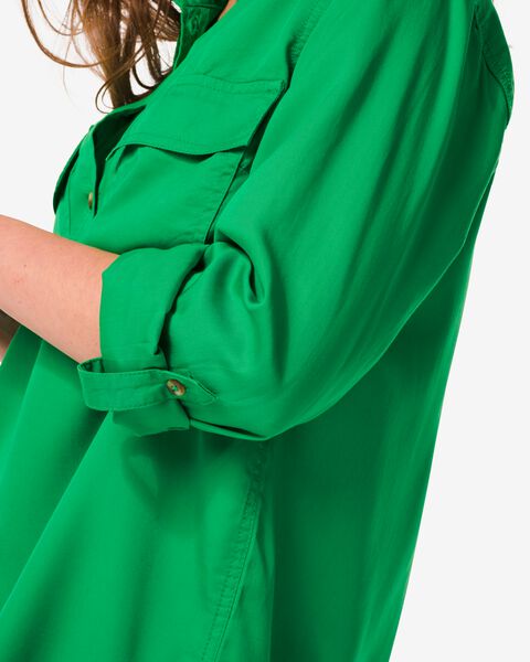 dames blouse Lacey groen groen - 1000029963 - HEMA