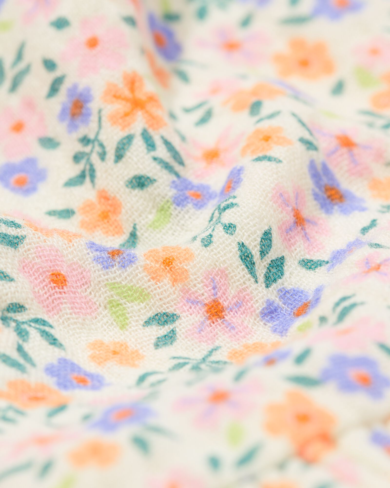 robe bébé mousseline fleurs blanc cassé - 33077860OFFWHITE - HEMA