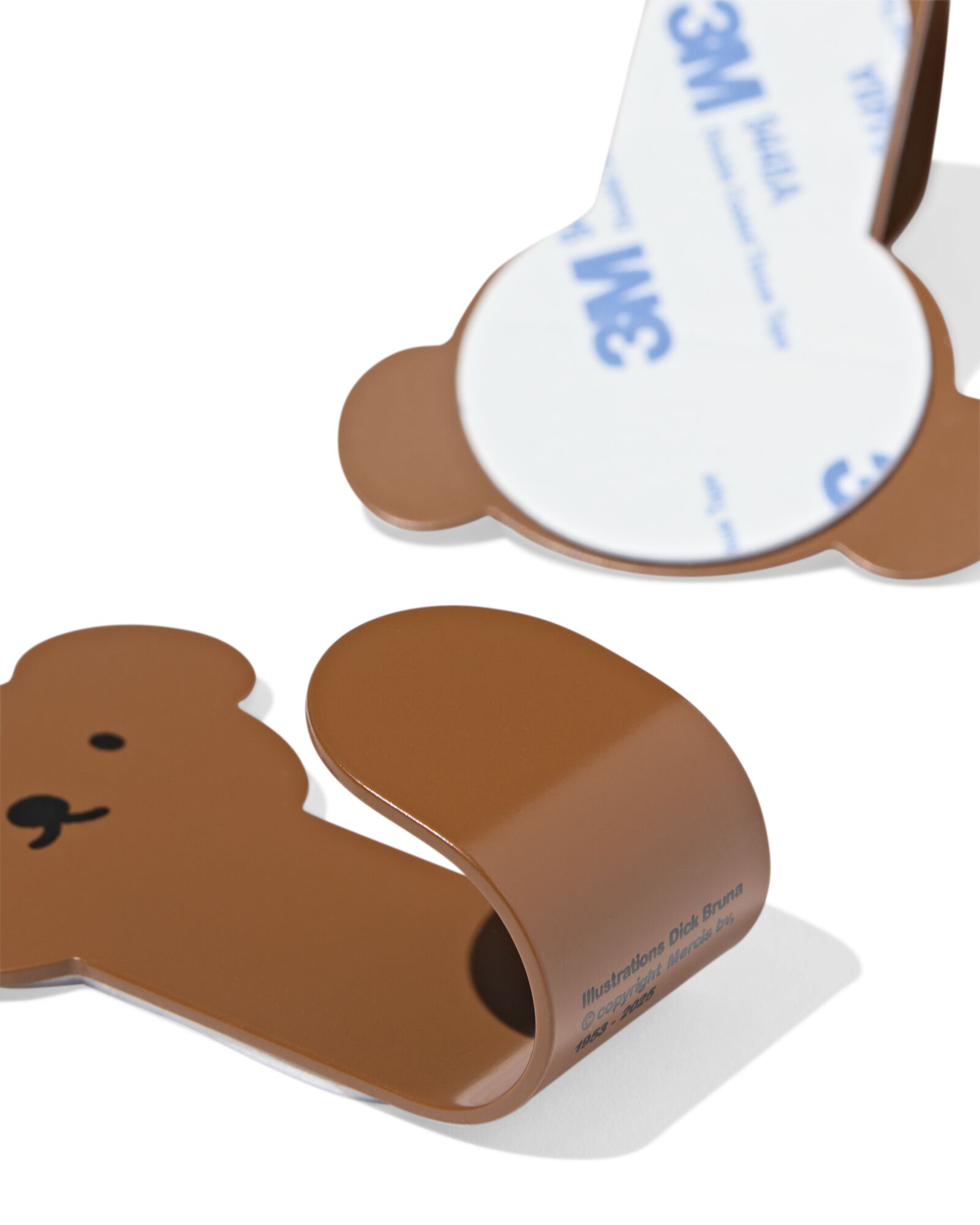 nijntje plakhaken 10.4x4.8cm - 4 stuks - 60410311 - HEMA