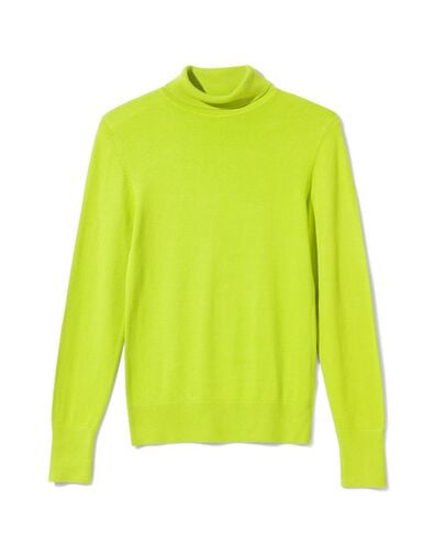 pull col roul&eacute; femme Lois vert - 36365760GREEN - HEMA