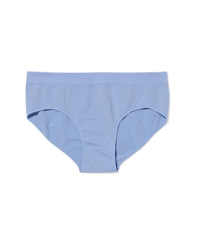 slip hipster femme sans couture microfibre bleu bleu - 19602907BLUE - HEMA