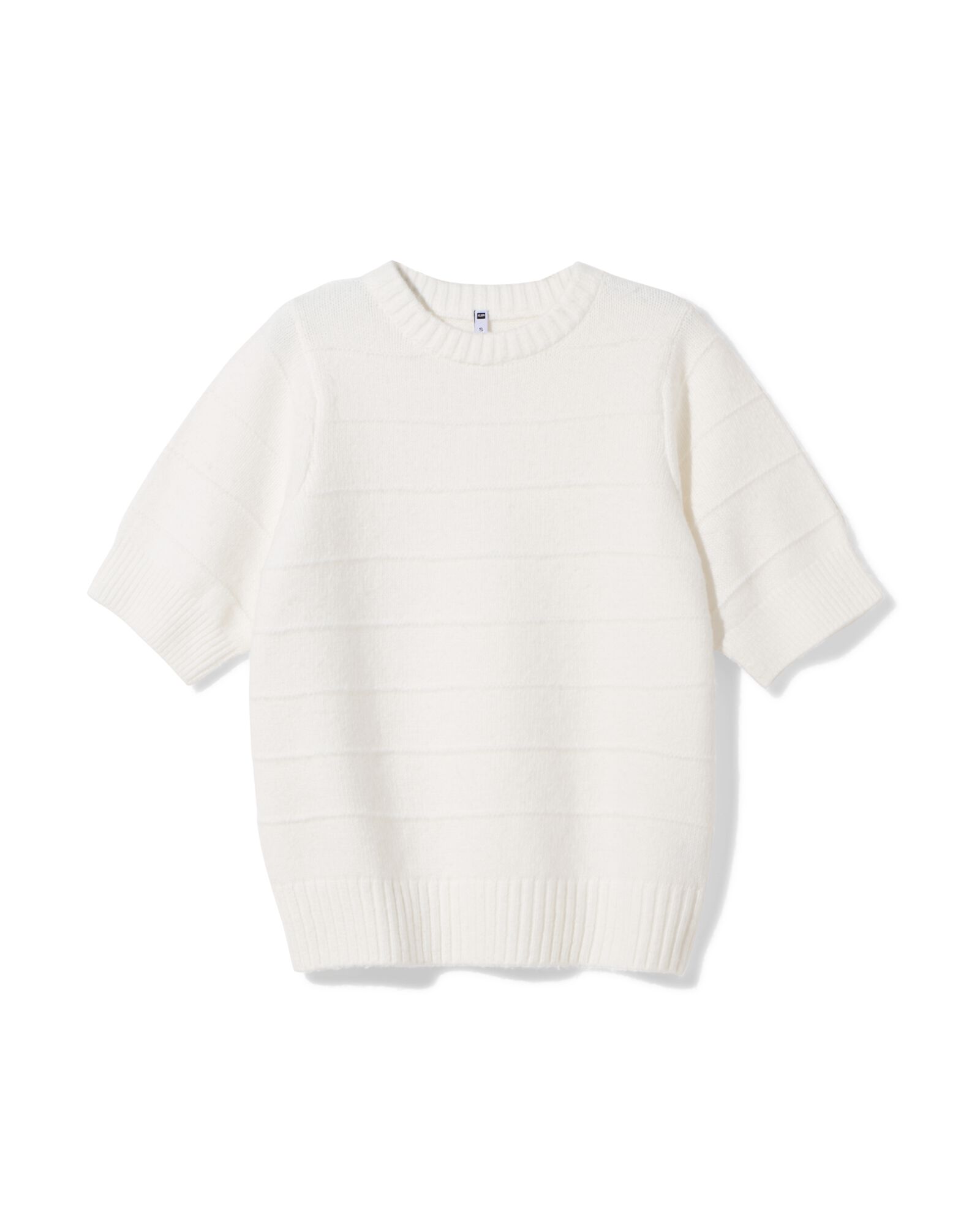 pull femme Fyra en maille blanc cass&eacute; - 36207250OFFWHITE - HEMA