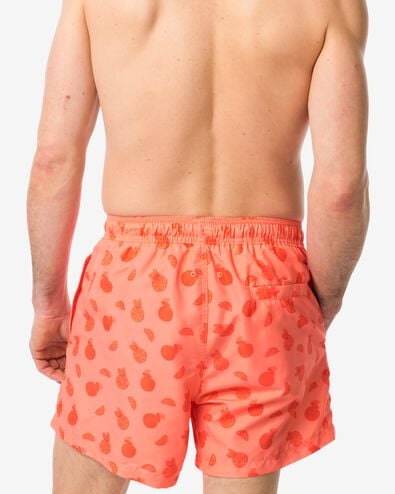 maillot de bain homme oranges corail XL - 22190084 - HEMA