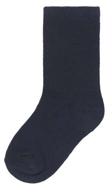 Kinder-Socken mit Baumwolle, 5 Paar blau blau - 1000028438 - HEMA