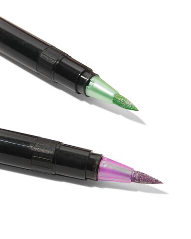 brushstiften metallic - 8 stuks - 15900181 - HEMA