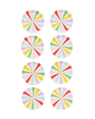 papieren bordjes groot 8 stuks  - 14250081 - HEMA