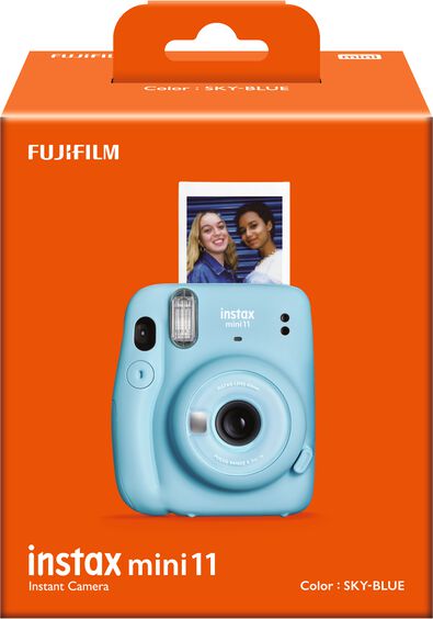 appareil photo instantané Fujifilm Instax mini 11 bleu clair - 1000029564 - HEMA