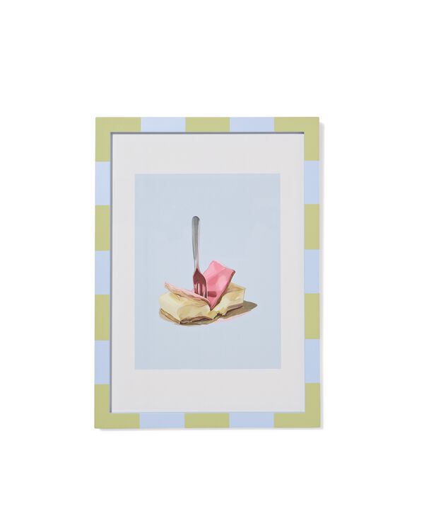 fotolijst 21x29.7cm hout strepen - 13626042 - HEMA