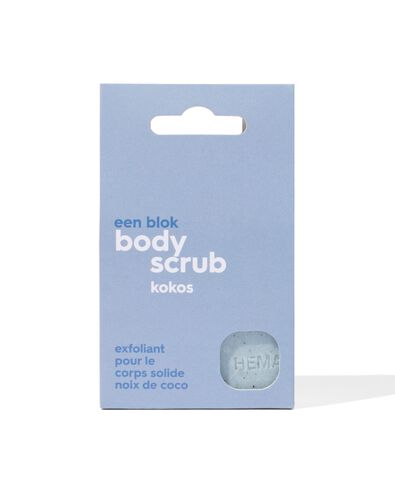 blok body scrub kokos 65g - 11300055 - HEMA