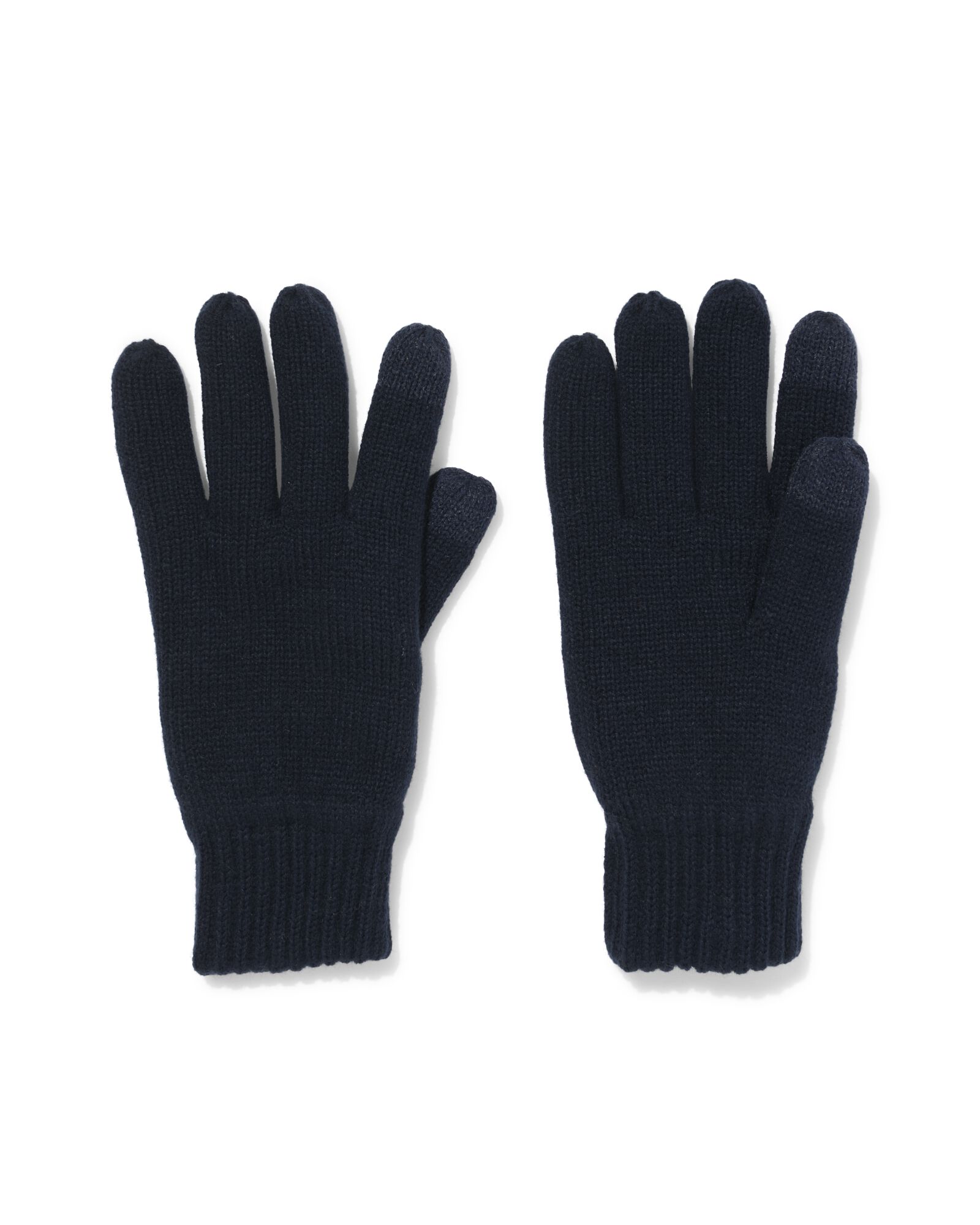 herenhandschoenen donkerblauw donkerblauw - 16500055DARKBLUE - HEMA