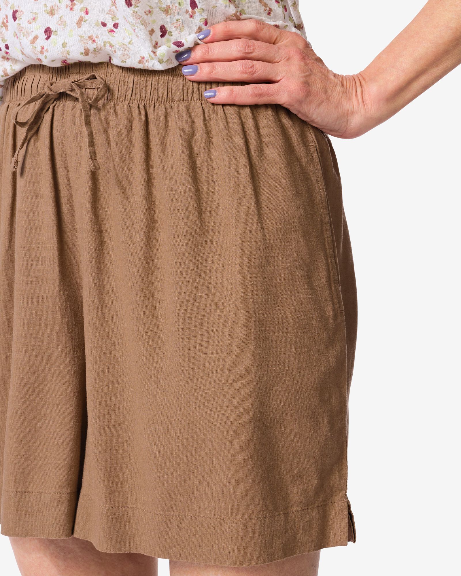 Damenshorts Tatum Relaxed Fit braun - 36211670BROWN - HEMA
