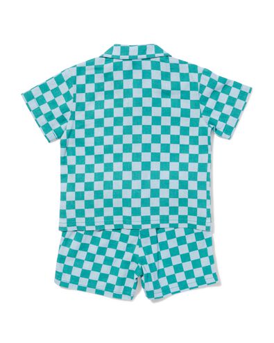 babykledingset comfy fit ruiten blauw blauw - 33187170BLUE - HEMA