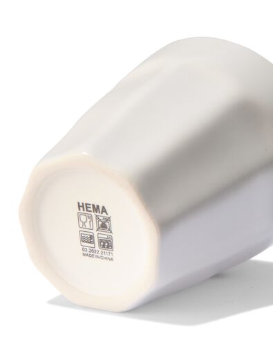 Espressobecher 90 ml Mirabeau Steingut wei&szlig; - 9602200 - HEMA