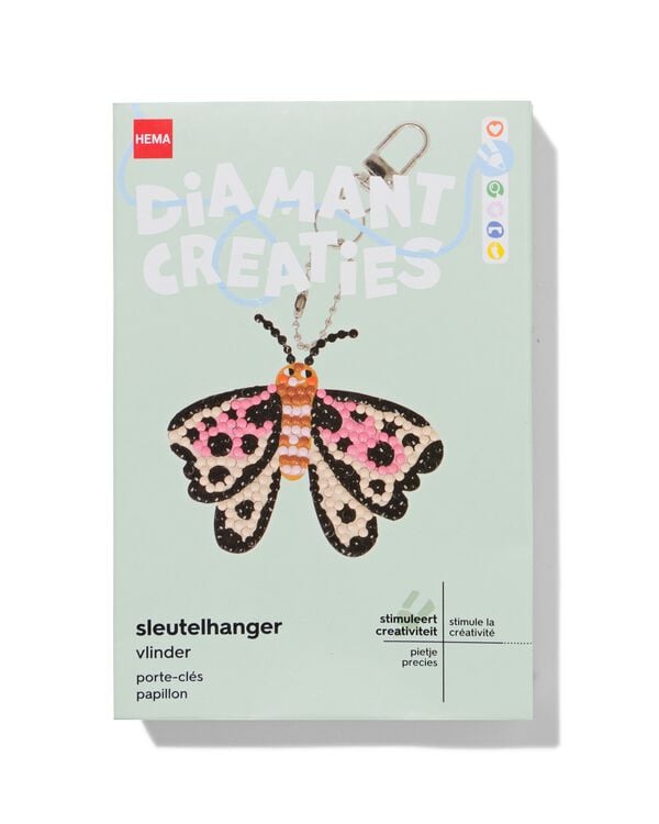 Diamantkreationen Schlüsselanhänger Schmetterling - 15900352 - HEMA