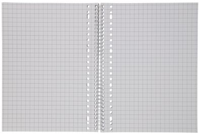 3 cahiers à spirale A4 - à carreaux 10 x 10 mm - 14101645 - HEMA