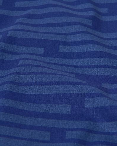 Bettwäsche, Soft Cotton, 240 x 220 cm, Streifen, blau - 5730190 - HEMA