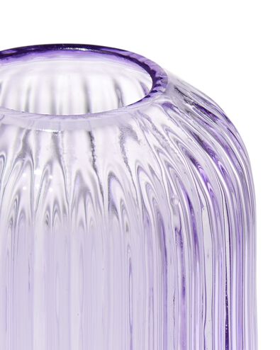 vase verre 2.5x11 lilas - 13323132 - HEMA