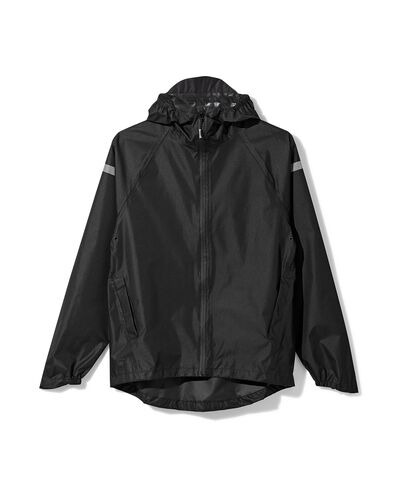 regenjas voor volwassen lichtgewicht zwart - 34440040BLACK - HEMA