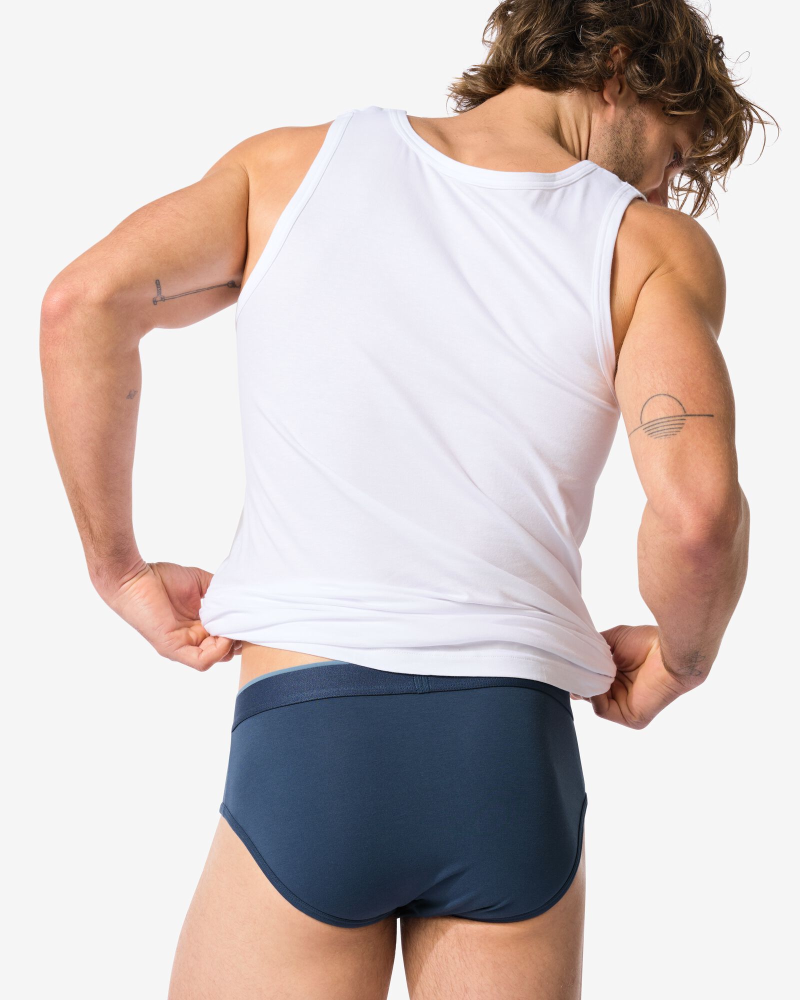 Herrenslips Perfect Comfort &ndash; 2 St&uuml;ck dunkelblau dunkelblau - 19190330DARKBLUE - HEMA