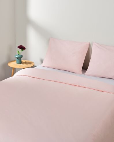 housse de couette 240x200/220 coton doux rose clair - 5750175 - HEMA