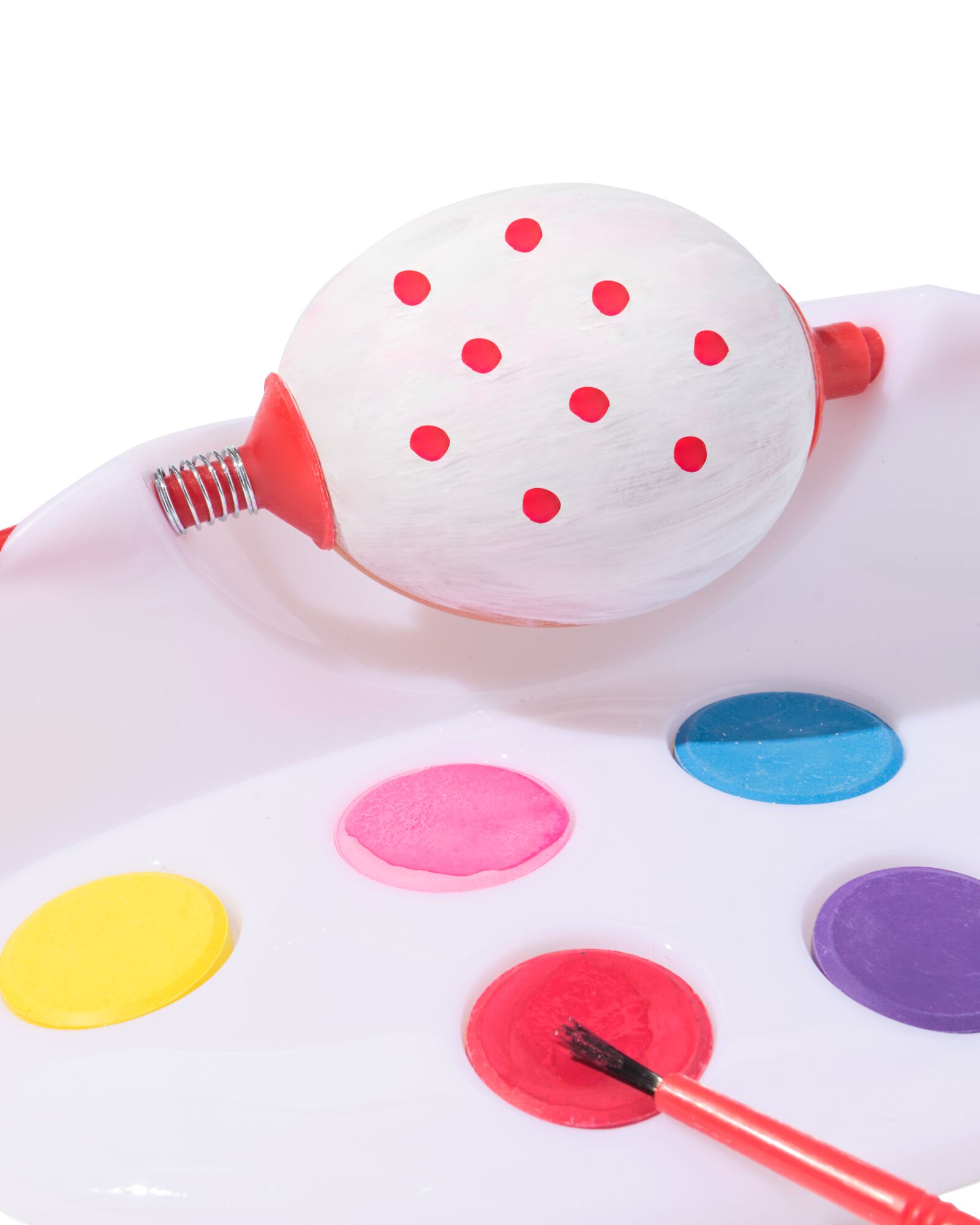 Eiermalm&uuml;hle mit Farbe und Pinsel - 25800283 - HEMA